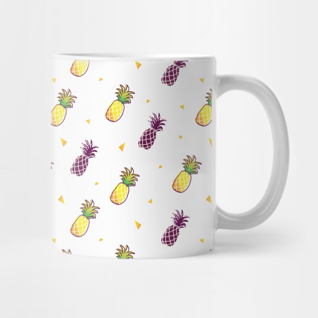 Pineapple Pattern by VEKTORKITA